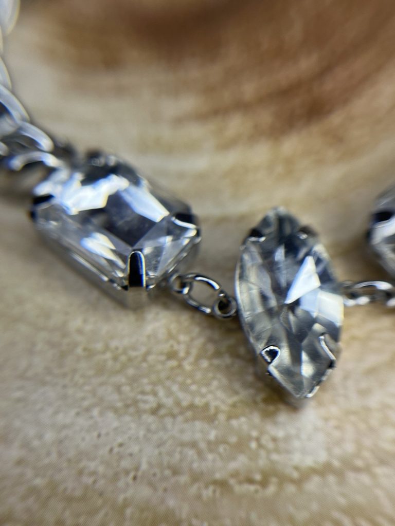 ✨ UShine.gr: Ατσάλινο Βραχιόλι με Κρύσταλλα No 144