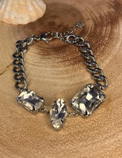 ✨ UShine.gr: Χειροποίητο Βραχιόλι με Κρύσταλλα No 144