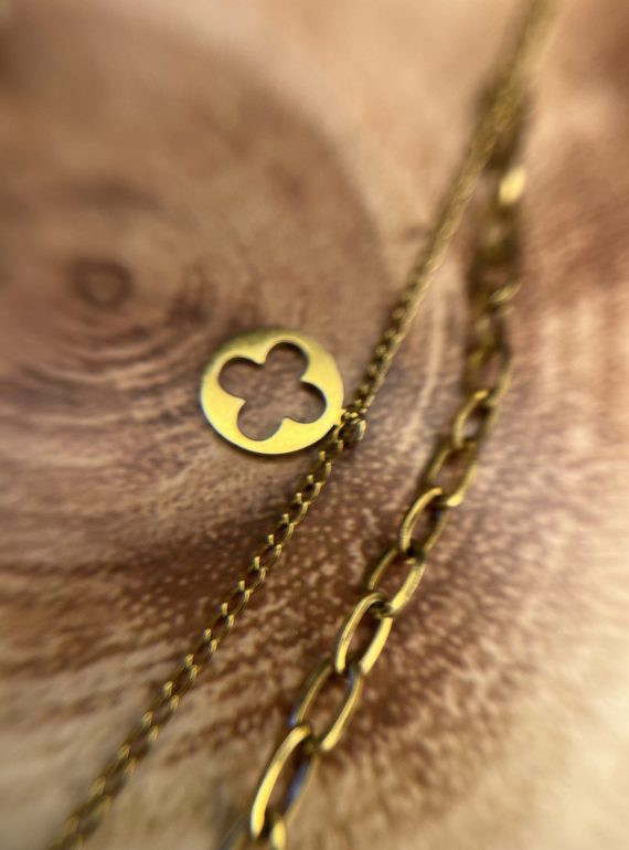 ✨ UShine.gr: Διπλό Βραχιόλι από Ανοξείδωτο Ατσάλι No 155