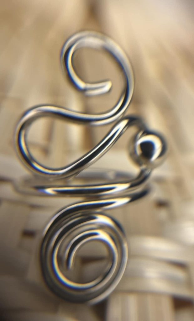 ✨ UShine.gr: Ατσάλινο Δαχτυλίδι Σπείρες Silver No 236