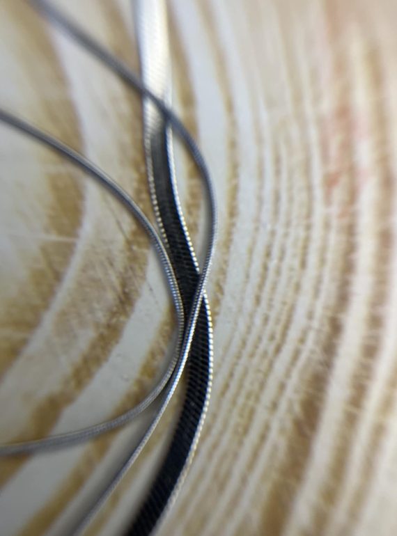 ✨ UShine.gr: Ατσάλινο κολιέ 3 σε 1 σε ασημί No 172