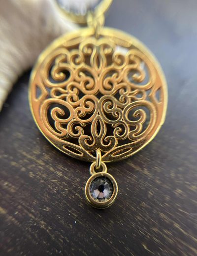 ✨ UShine.gr: Χειροποίητα Χρυσά σκουλαρίκια με δάκρυ & μοτίφ filigree No 1209