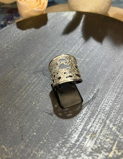 ✨ UShine.gr: Ατσάλινο δαχτυλίδι Coral Lace No 1230