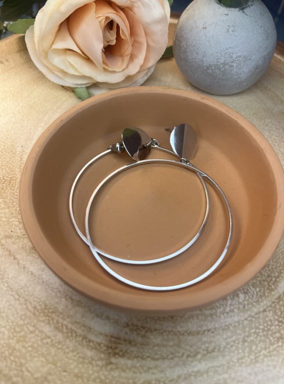 ✨ UShine.gr: Ατσάλινοι εντυπωσιακοί κρίκοι με μοντέρνο minimal design No 1243