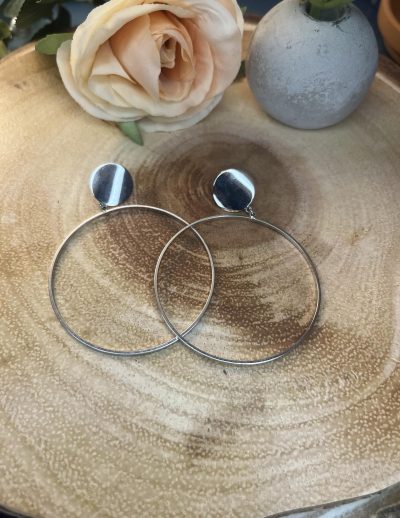 ✨ UShine.gr: Ατσάλινοι εντυπωσιακοί κρίκοι με μοντέρνο minimal design No 1243