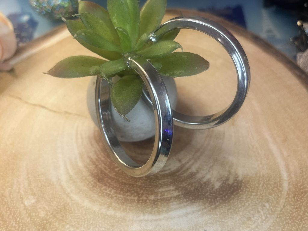 ✨ UShine.gr: Ατσάλινοι κλασικοί κρίκοι σε minimal γραμμή No 1251