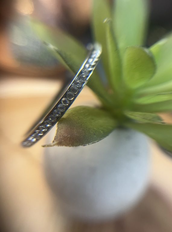 ✨ UShine.gr: Ατσάλινοι κρίκοι με λαμπερές στρας λεπτομέρειες No 1259