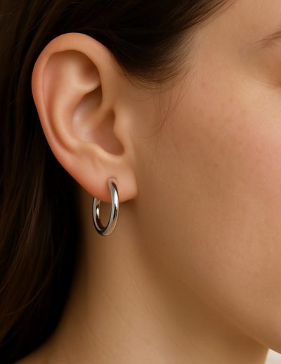 ✨ UShine.gr: Ατσάλινοι μικροί κρίκοι με minimal σχεδιασμό No 1262