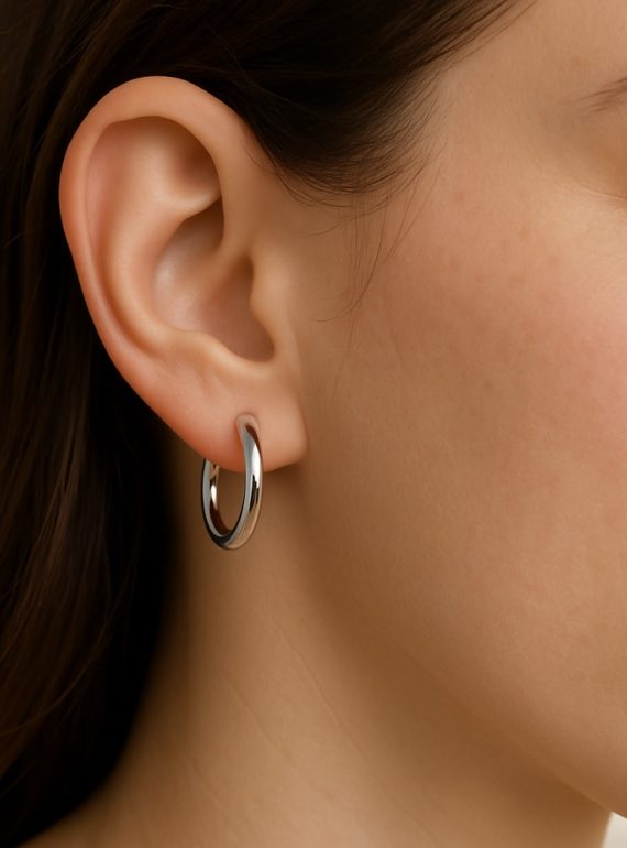 ✨ UShine.gr: Ατσάλινοι μικροί κρίκοι με minimal σχεδιασμό No 1262