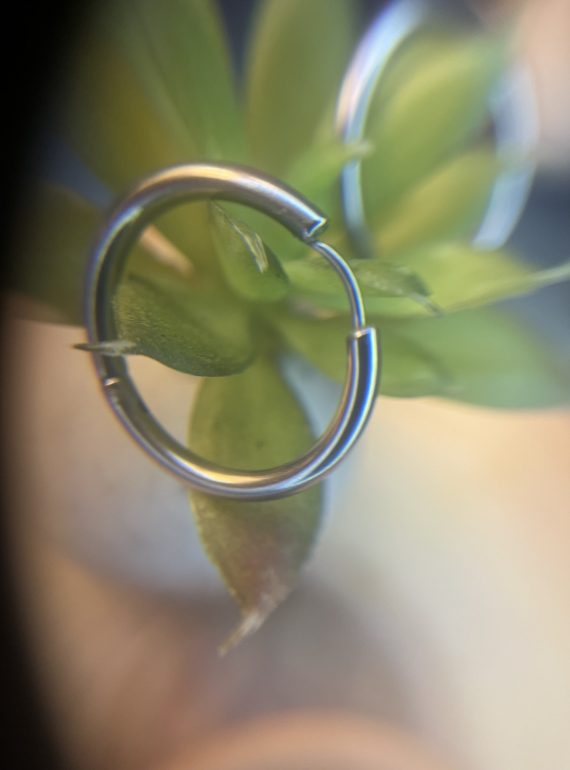 ✨ UShine.gr: Ατσάλινοι μικροί κρίκοι με minimal σχεδιασμό No 1262