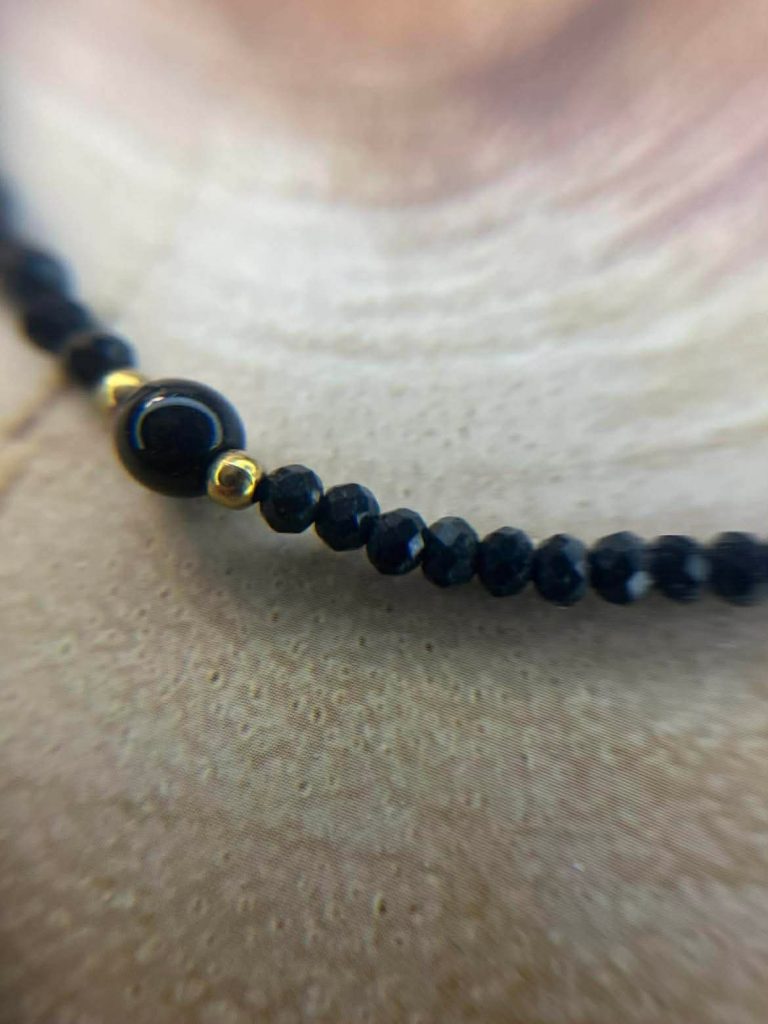 ✨ UShine.gr: Χειροποίητο κολιέ με ημιπολύτιμες χάντρες No 1286