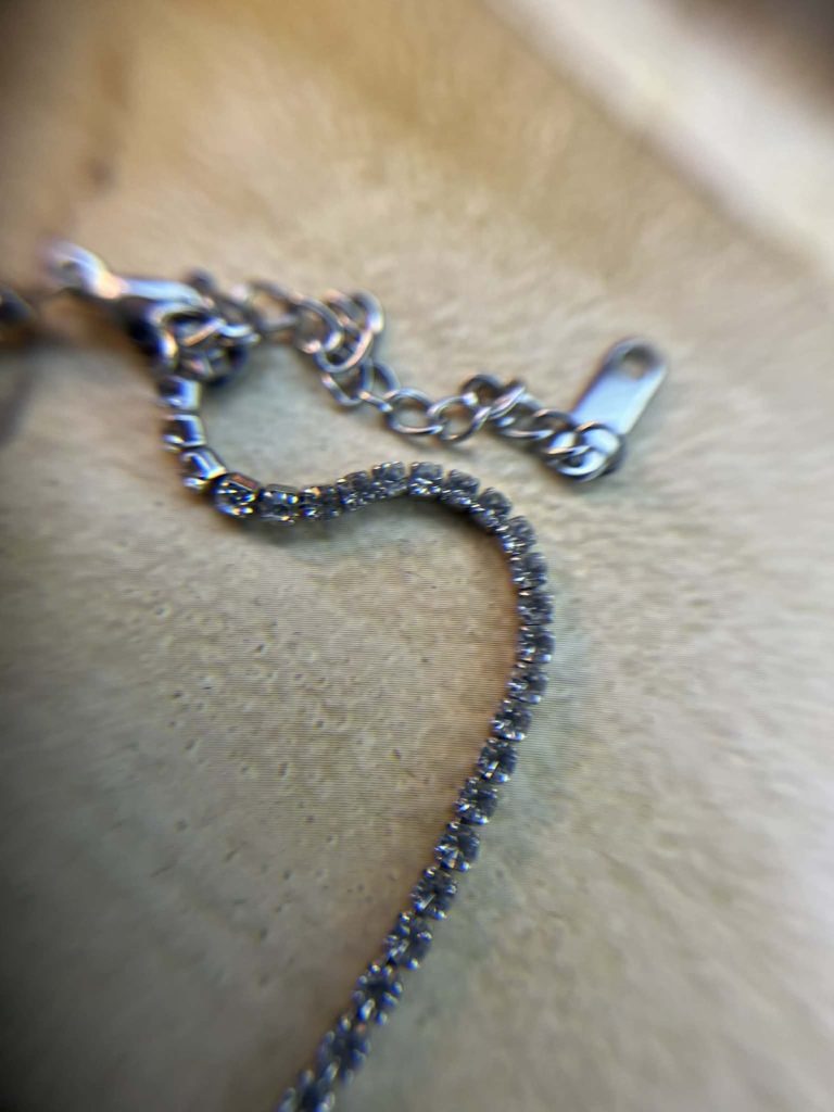 ✨ UShine.gr: Ατσάλινο κολιέ tennis με λαμπερά κρύσταλλα No 1300