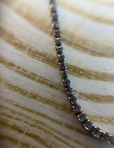 ✨ UShine.gr: Ατσάλινο κολιέ tennis με λαμπερά κρύσταλλα No 1300