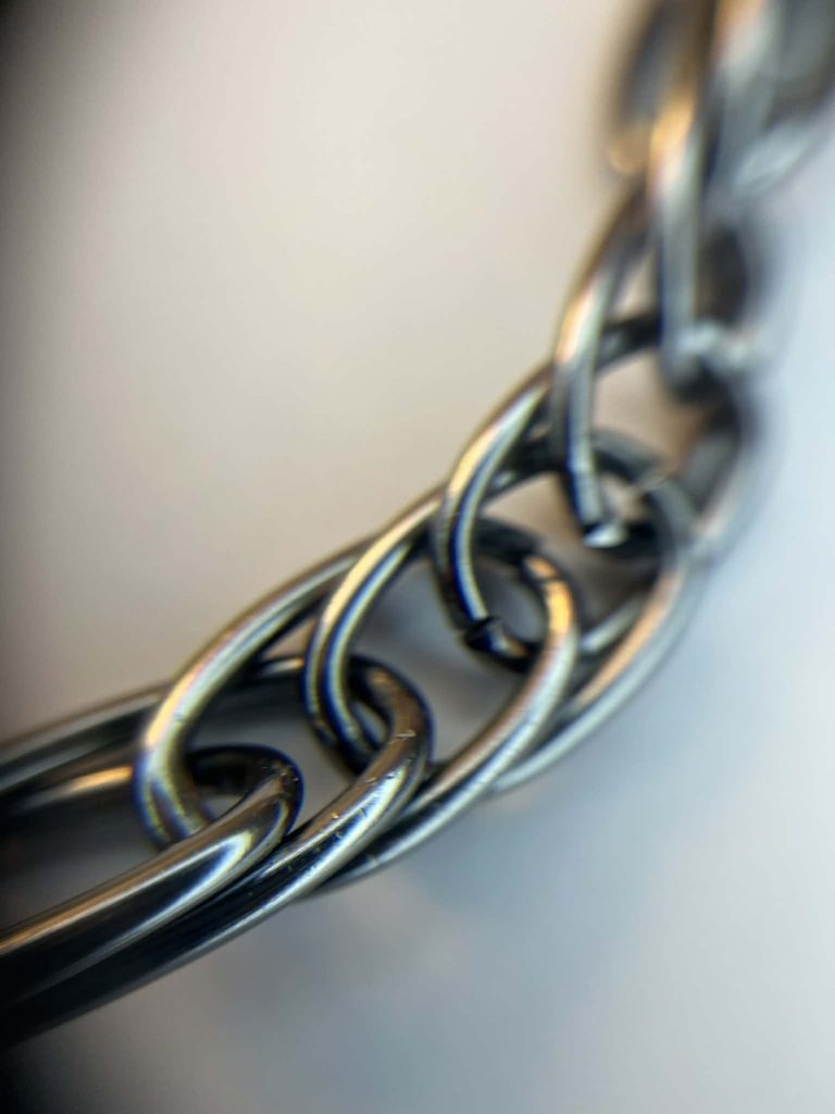 ✨ UShine.gr: Ατσάλινο κολιέ chunky αλυσίδα με μεγάλους κρίκους No 1301