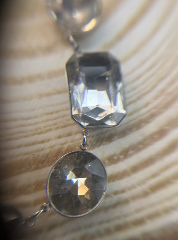 ✨ UShine.gr: Χειροποίητο κολιέ με διαφανείς κρυστάλλους No 1308