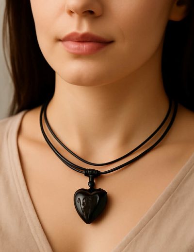 ✨ UShine.gr: Κολιέ καρδιά – χειροποίητο, αυξομειούμενο No 1311