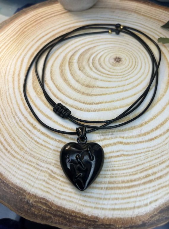 ✨ UShine.gr: Κολιέ καρδιά – χειροποίητο, αυξομειούμενο No 1311