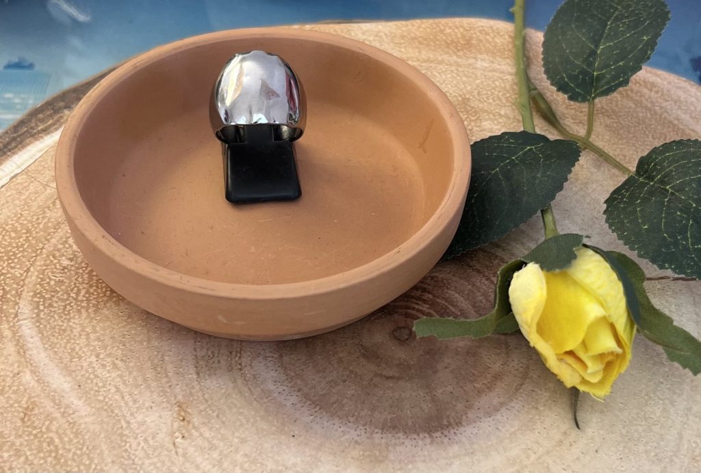 ✨ UShine.gr: Ατσάλινο statement δαχτυλίδι wide band (Ασημί) No 1338