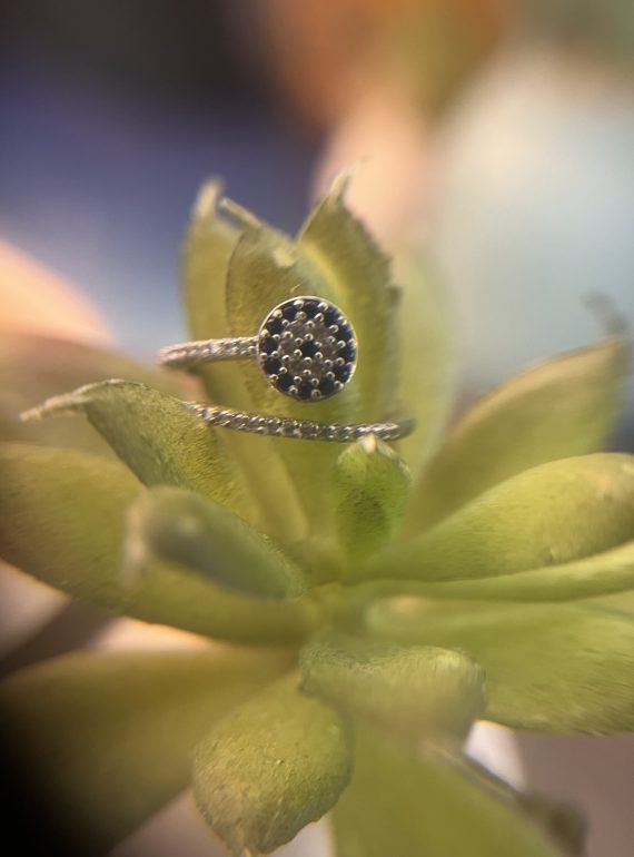 ✨ UShine.gr: Ατσάλινο statement δαχτυλίδι “μάτι” (ασημί) No 1354