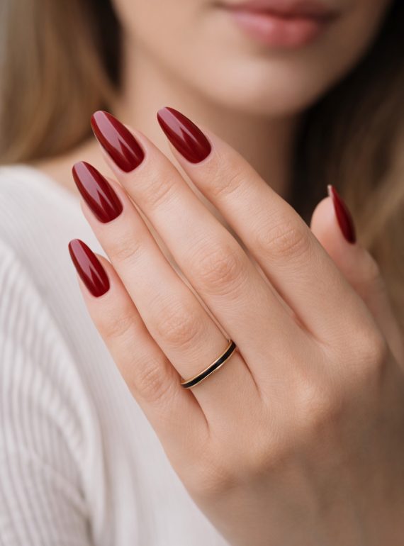 ✨ UShine.gr: Ατσάλινο Οβάλ Δαχτυλίδι με Μαύρο Σμάλτο No 1454