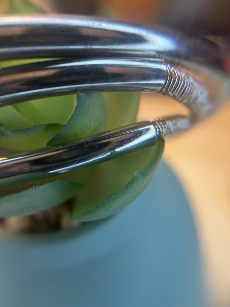 ✨ UShine.gr: Ατσάλινο βραχιόλι τριπλό σε ασημί & ροζ χρυσό τόνο No 1505