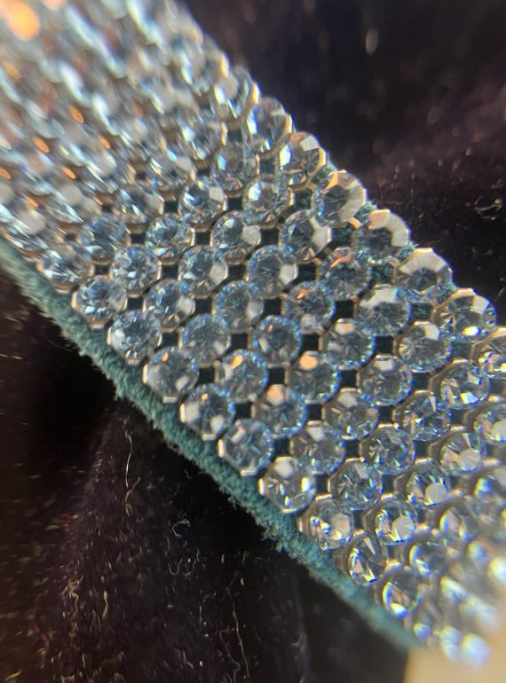 ✨ UShine.gr: Χειροποίητο Statement Βραχιόλι με Κρύσταλλα σε Τιρκουάζ Απόχρωση No 1512