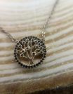 ✨ UShine.gr: Ατσάλινο κολιέ “Tree of Life” με μαύρες λεπτομέρειες No 1486