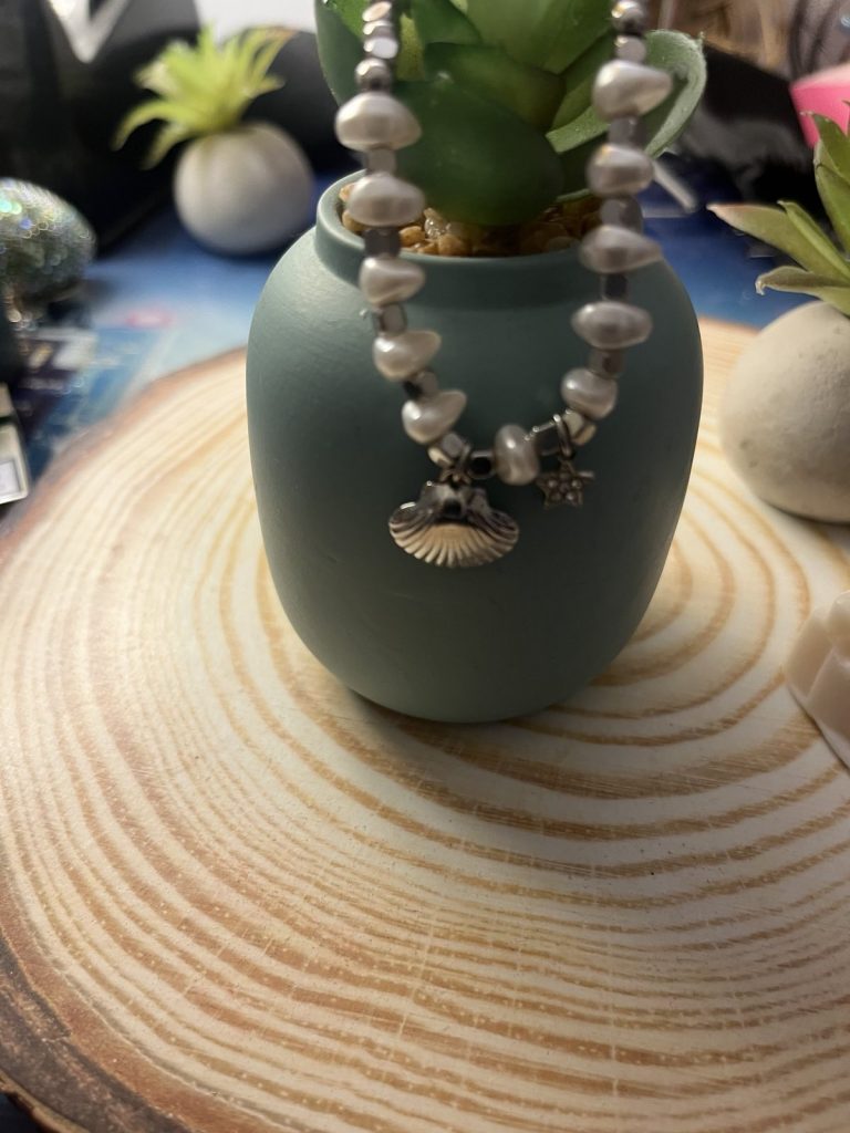 ✨ UShine.gr: Βραχιόλι με Πέρλες & Θαλασσινά Στοιχεία από Ανοξείδωτο Ατσάλι No 2001