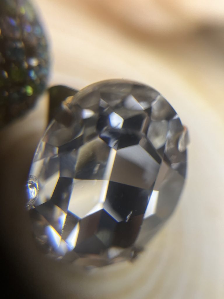 ✨ UShine.gr: Χειροποίητο Δαχτυλίδι Statement με Διάφανο Οβάλ Κρύσταλλο No 7032