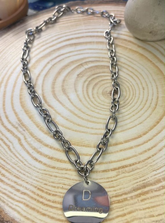 ✨ UShine.gr: Ατσάλινο Κολιέ Αλυσίδα “Dreaming” No 2048