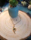 ✨ UShine.gr: Ατσάλινο Κολιέ Serpente Blue Stone No 6065